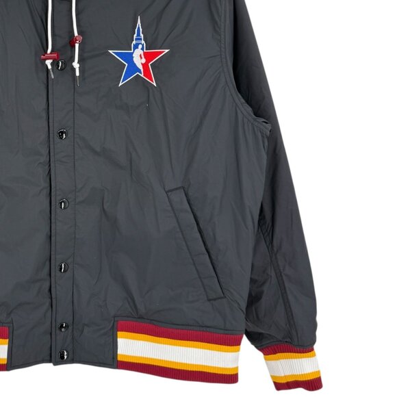 Nike NBA All-Star 2022 Men's Loose Fit Black Hooded Jacket Size XL NWT - Picture 7 of 14